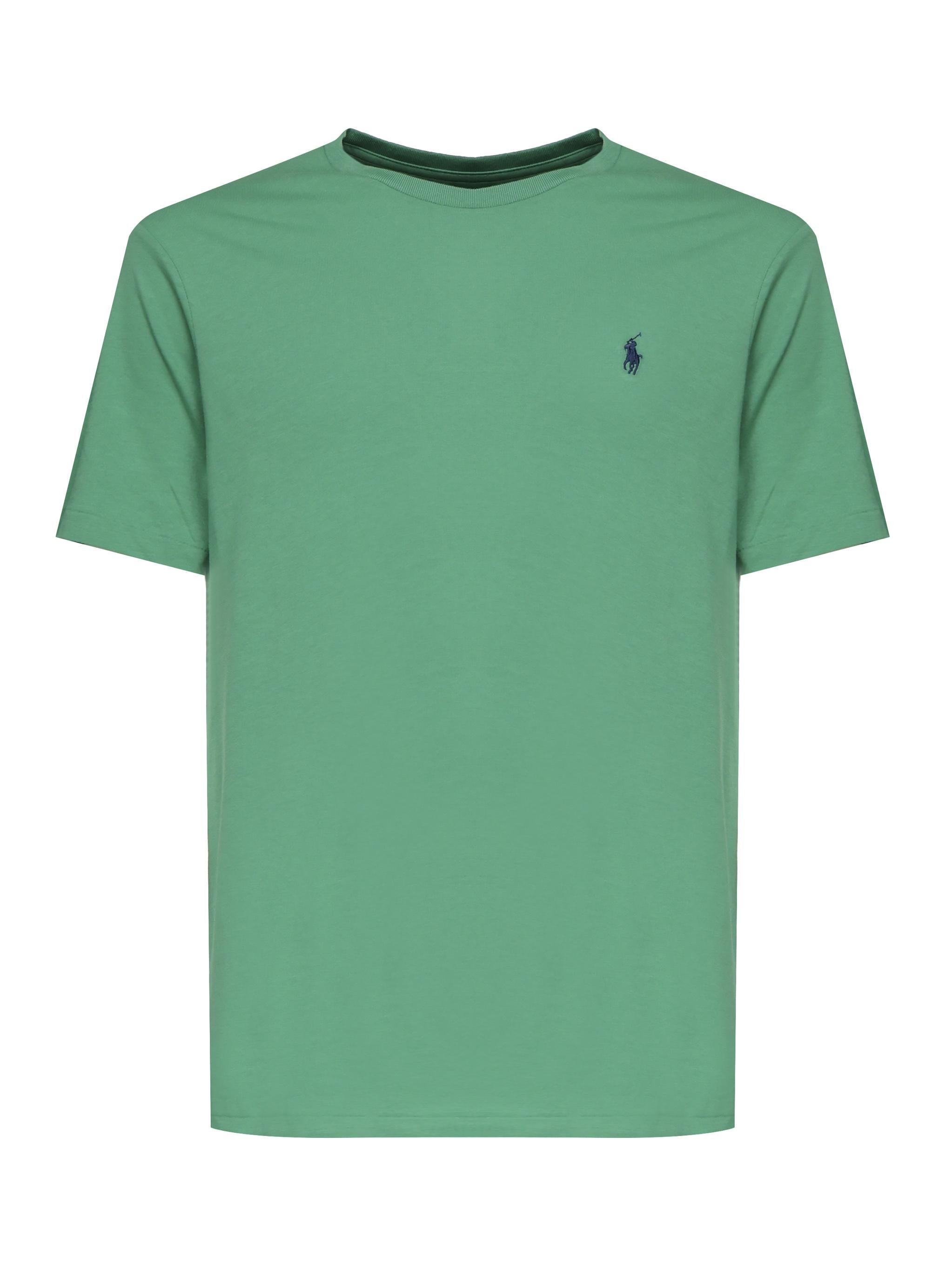 T-shirt in cotone con logo 710671438 409 POLO RALPH LAUREN 