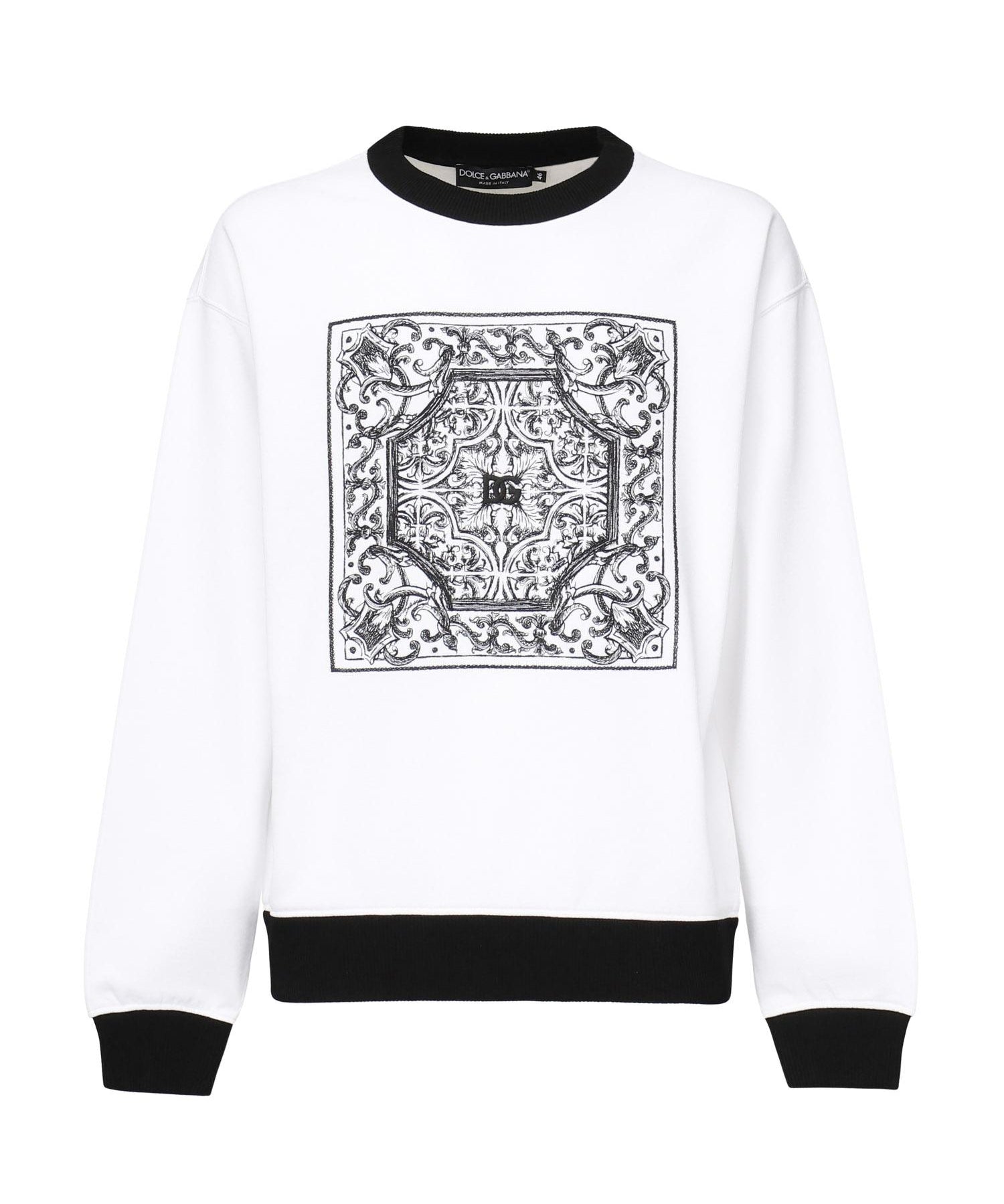 Felpa in jersey con stampa G9AHSZ G7O9VW0800 DOLCE & GABBANA 