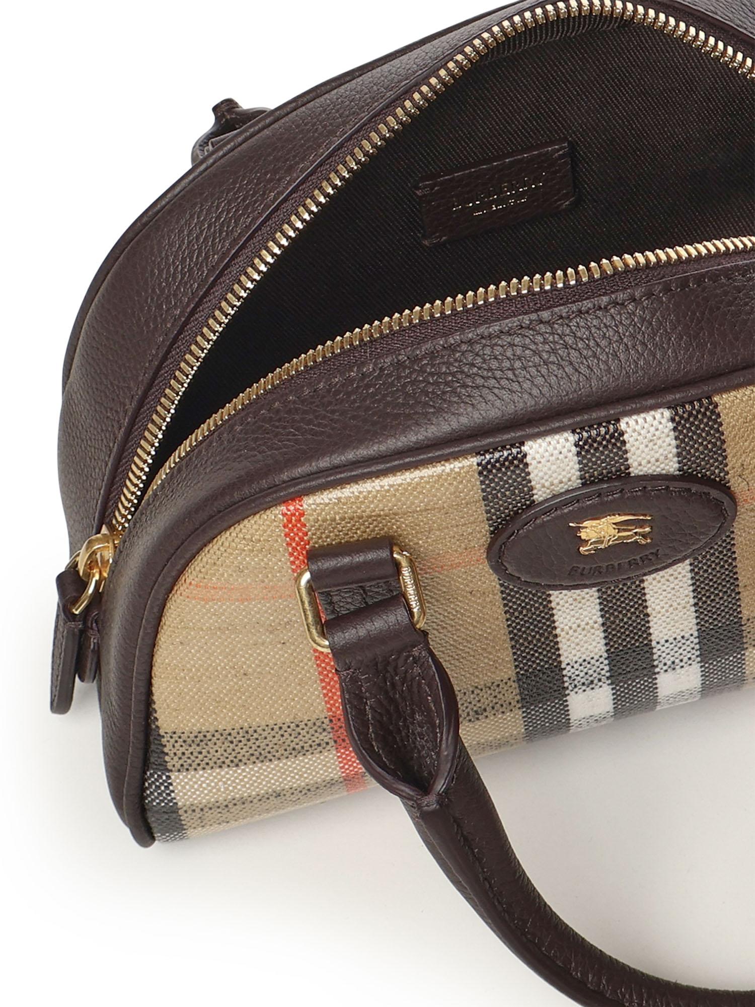 Borsa bowling "Mini Highlands" 8115281 B9368 BURBERRY 