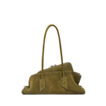 Borsa La Passeggiata Small in suede 250WAH00058 LBT108AA853 THE Attico 