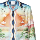 Camicia tennis club in seta UMPF25SH00601  CASABLANCA 