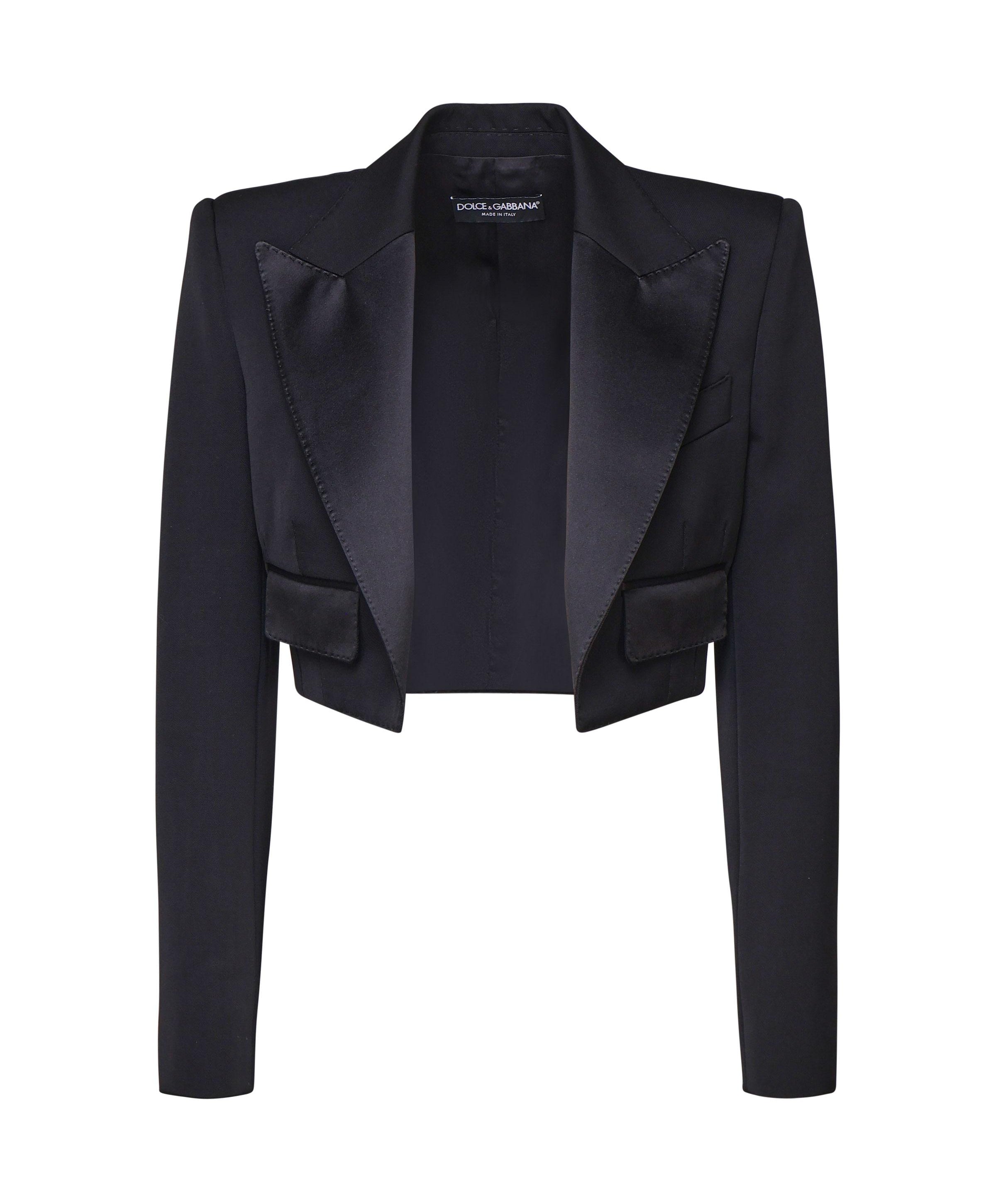Spencer tuxedo in gabardina di lana F296YT FU21EN0000 DOLCE & GABBANA 
