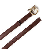 Cintura sottile Love Birds in pelle 100143 A0F1R49Q PINKO 