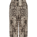 Bermuda con stampa snake 106870 A3BLCZ9 PINKO 
