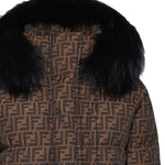 Giacca da sci FF jacquard FAN152 AWYDF118W FENDI 