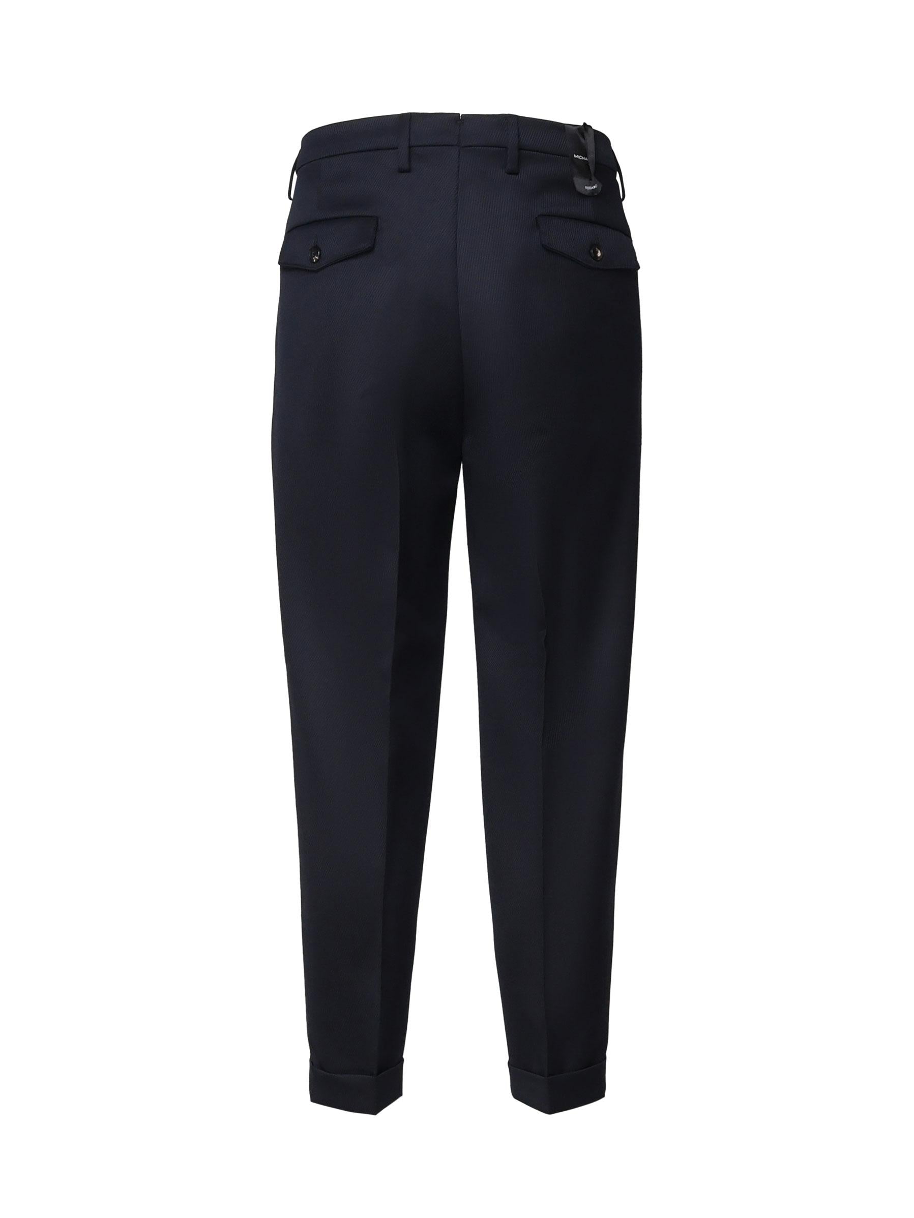 Pantaloni TK America doppia pences MCMC3126F24 016 MICHAEL COAL 