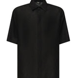 Camicia in Jacquard FF di lino FS1317 AU6YF0QA1 FENDI 