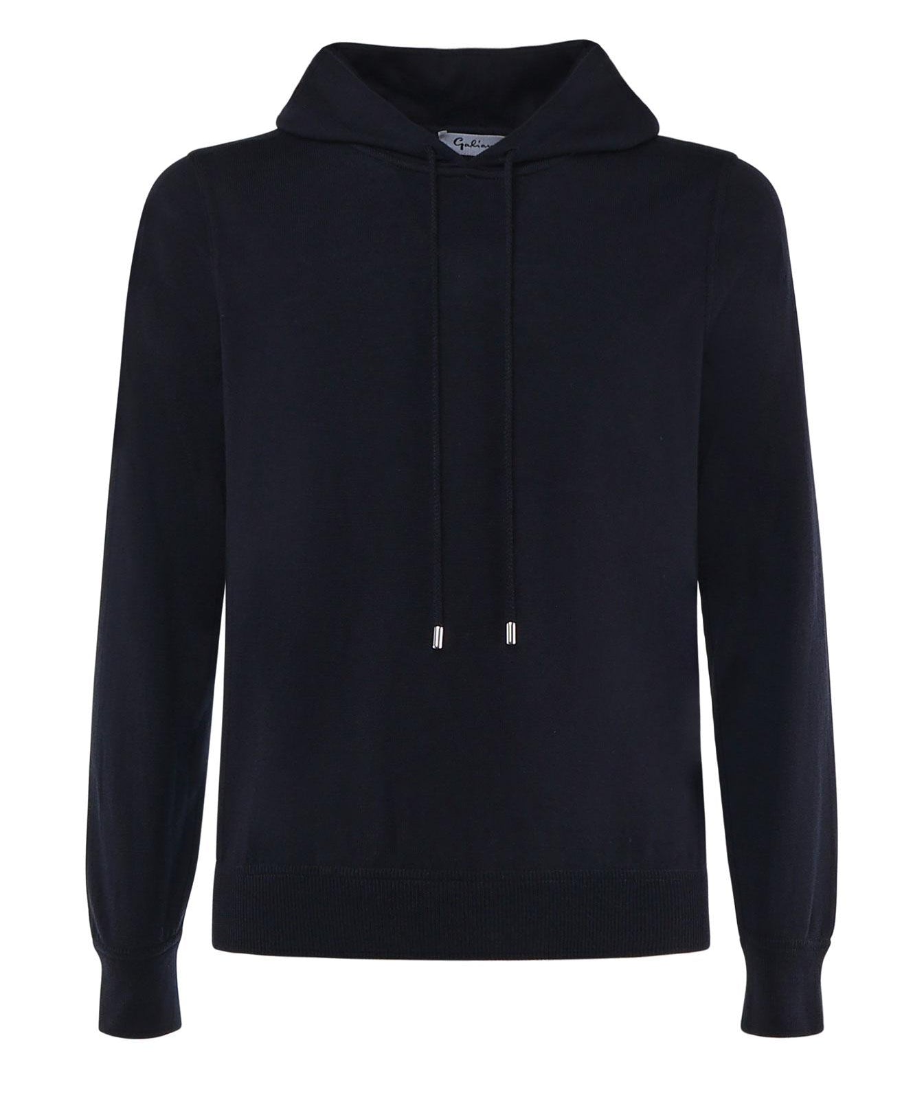 Felpa con cappuccio in lana 14801 57122598 GALIANO 