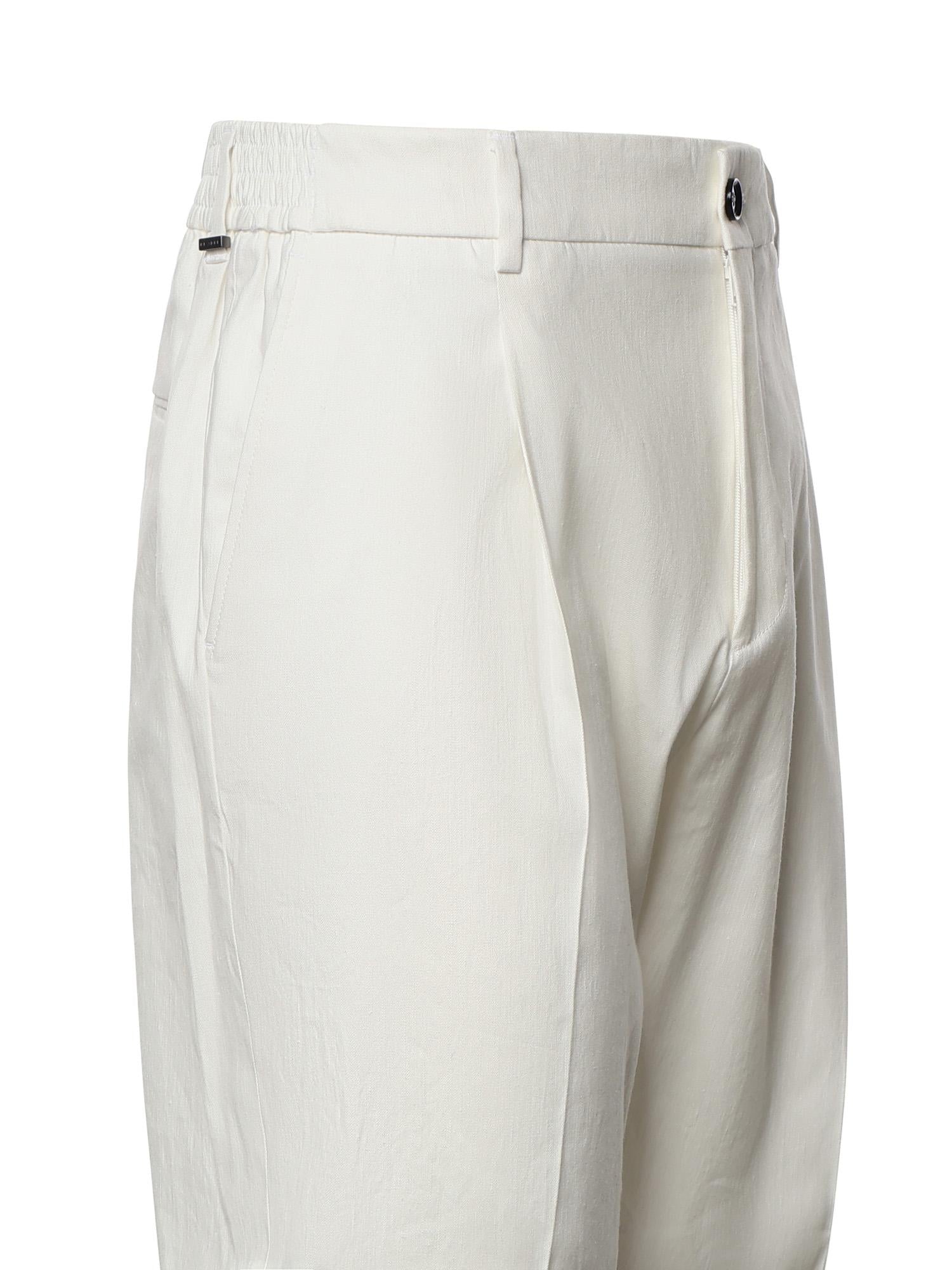Pantaloni New Riccardo in misto lino NEW RICCARDO LAQAVORIO BE ABLE 