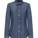 Camicia in denim con logo 211969458 001 POLO RALPH LAUREN 