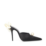Mules con fiori in raso 5317230000058  MAGDA BUTRYM 