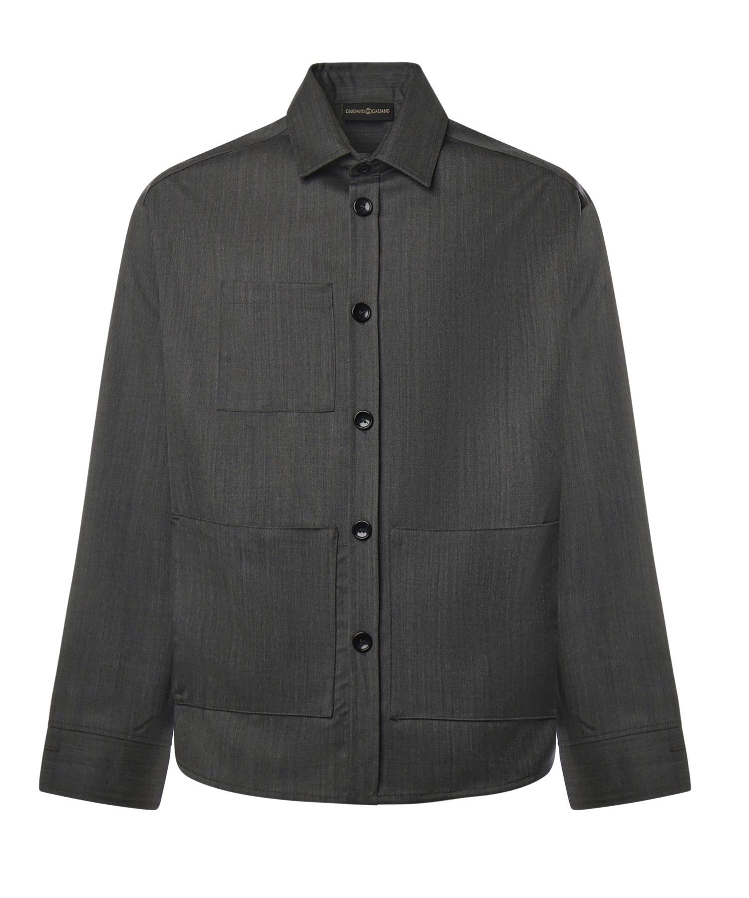 Camicia Tobhias in lana TOBHIAS GRIGIO GIULIANO GALIANO 