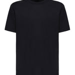 T-shirt girocollo in cotone AIGUE -BLU GIULIANO GALIANO 