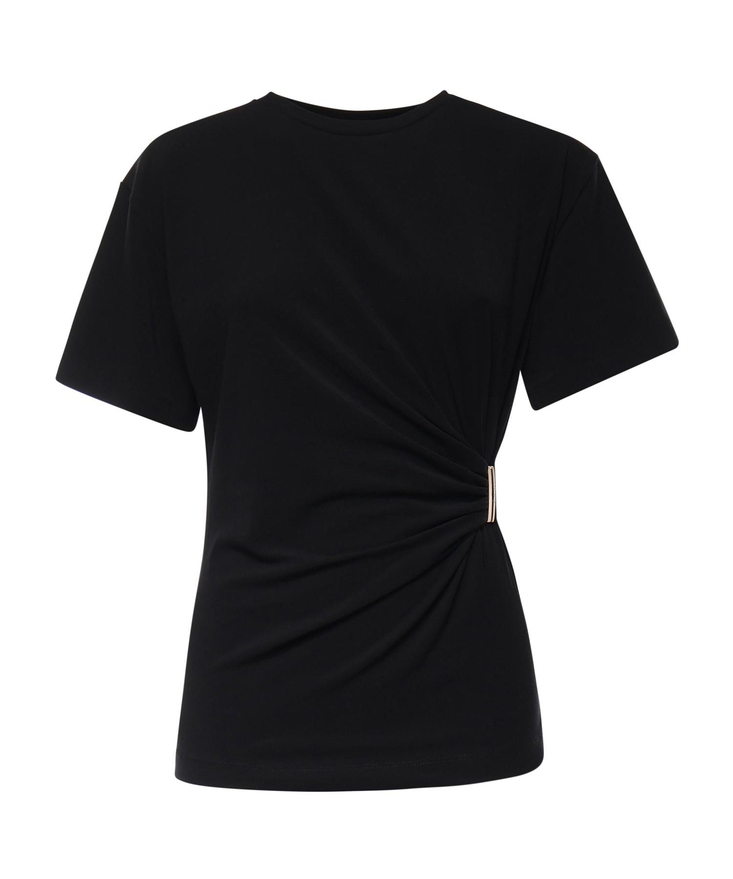 T-shirt Mary con drappeggio 106455 A35DZ99 PINKO 