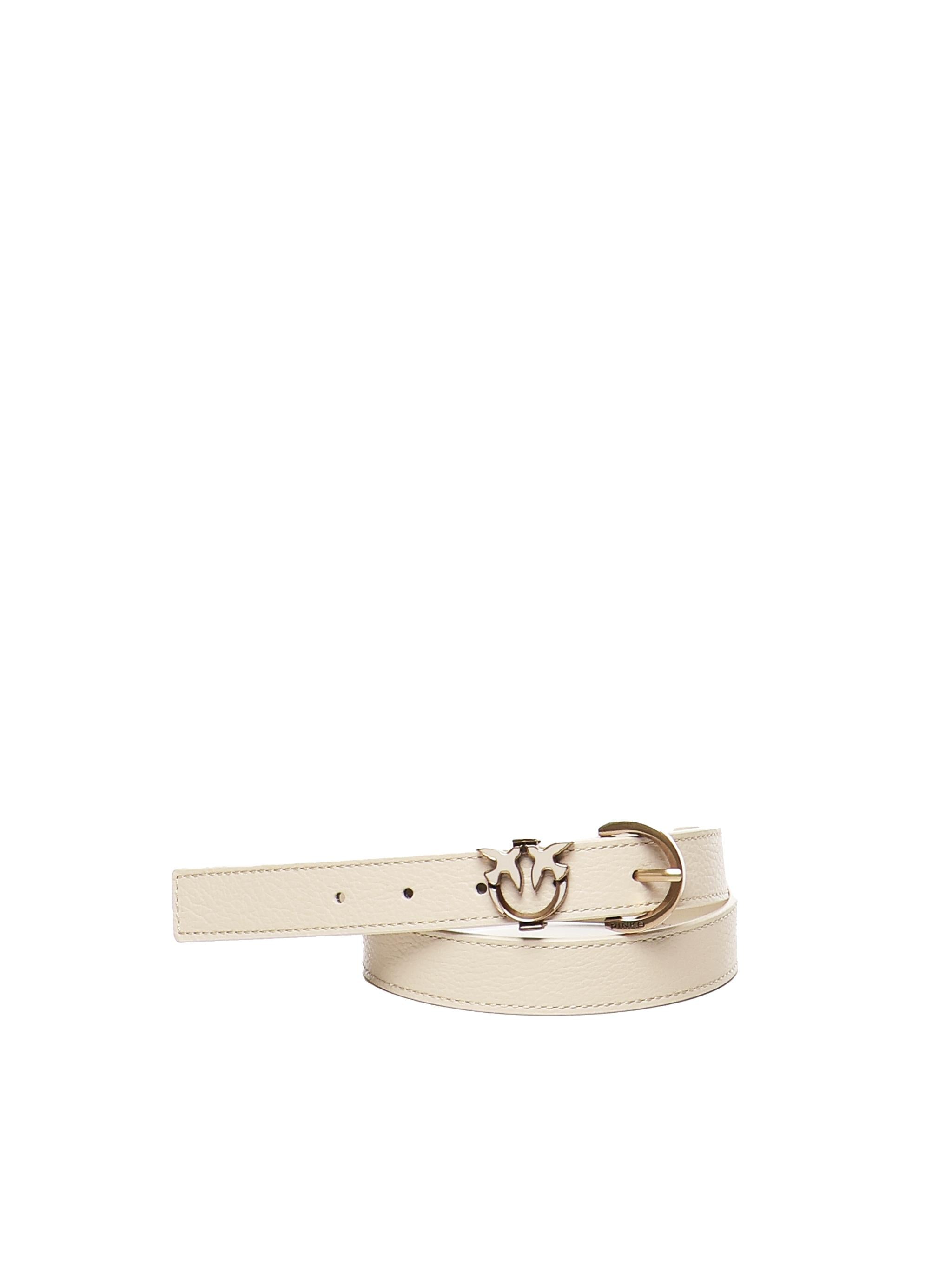 Cintura in pelle con logo 102820 A158C50Q PINKO 