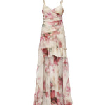 Abito lungo stampa floreale<BR/> 5GGK31 7310AP0JD MARCIANO BY GUESS 