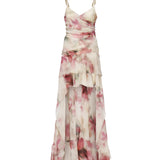 Abito lungo stampa floreale<BR/> 5GGK31 7310AP0JD MARCIANO BY GUESS 