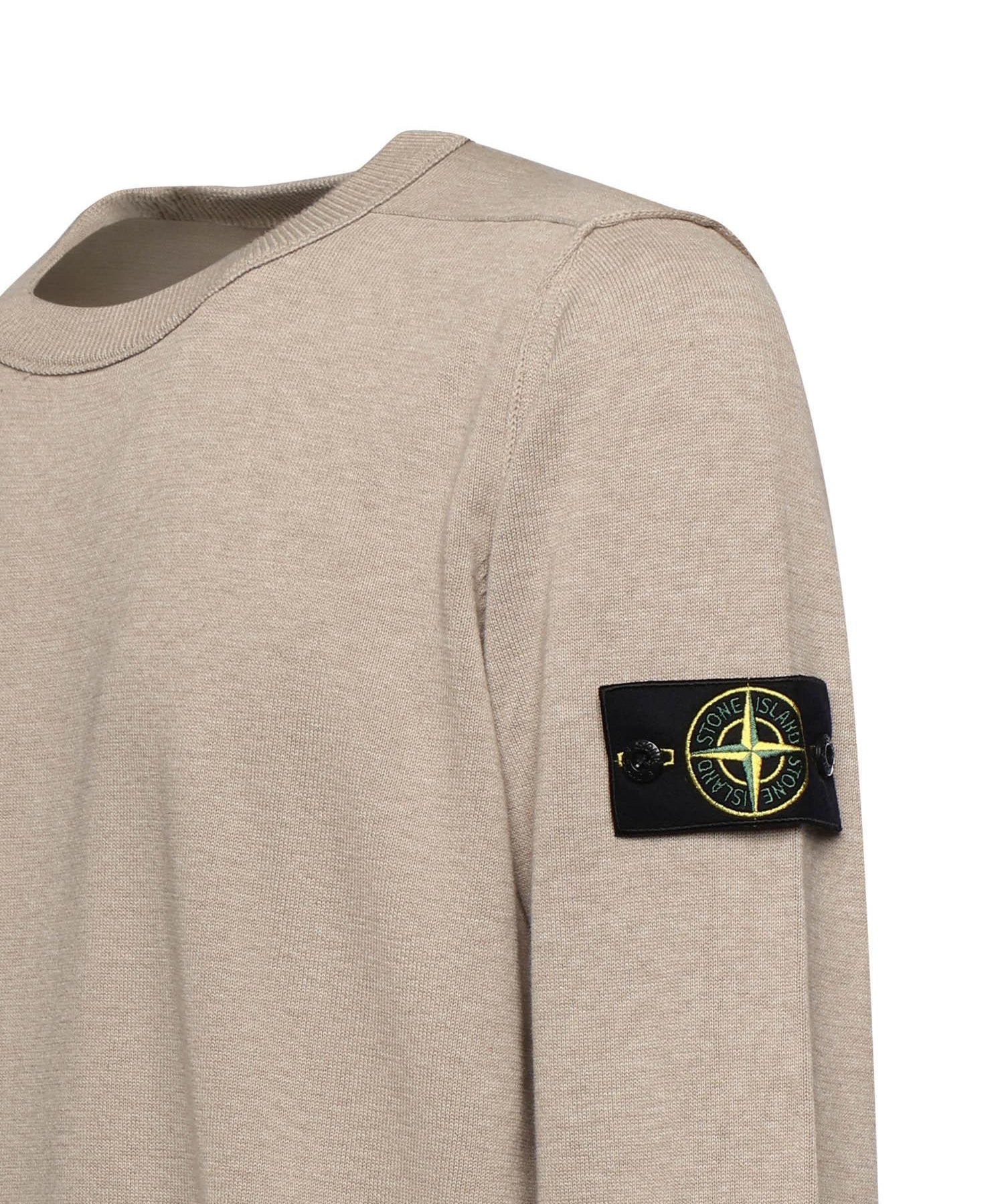Maglione in cotone con logo L1S155100053 S00B2V0M9A STONE ISLAND 