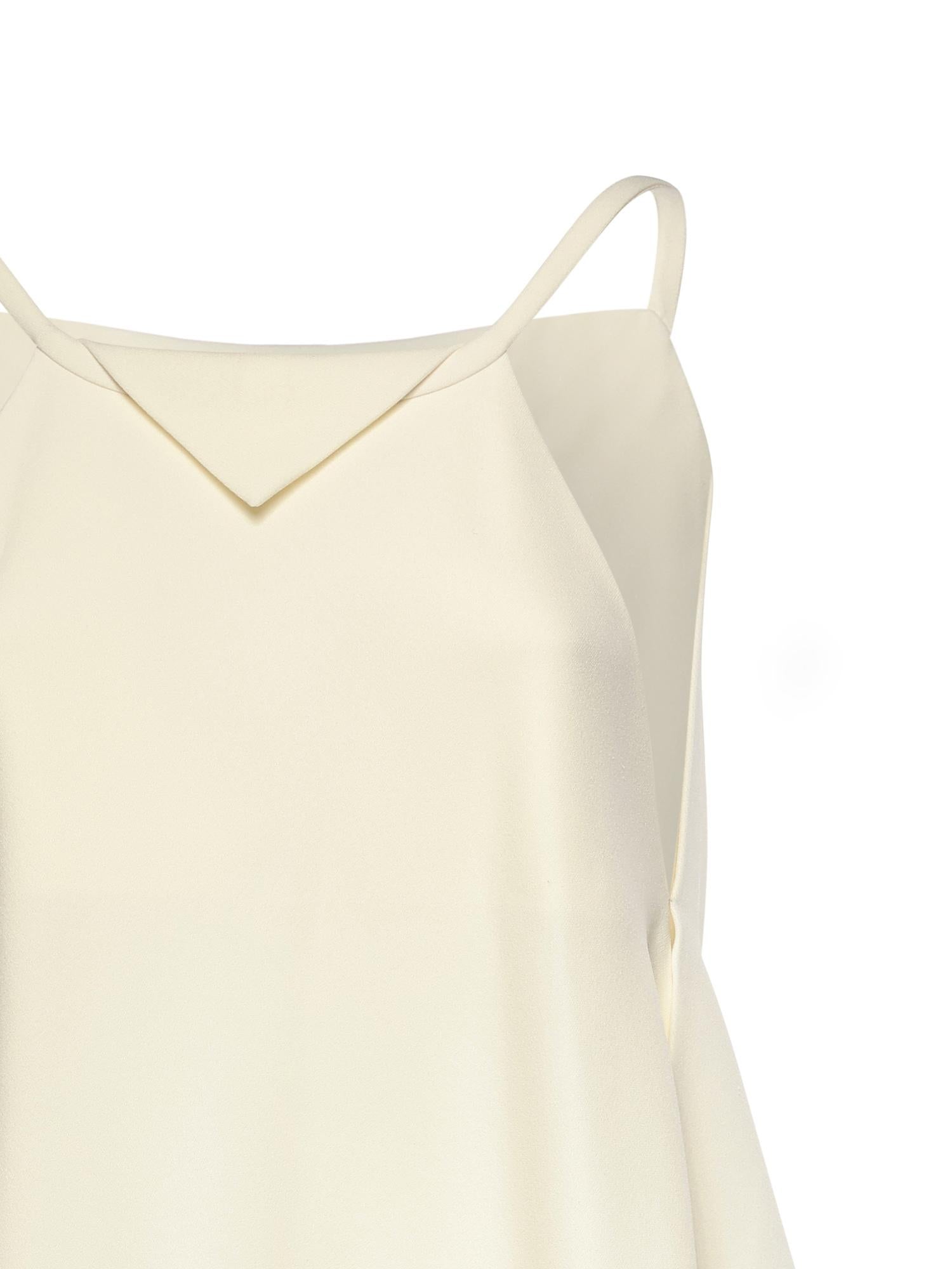 Top a sciarpa in crêpe di lana e seta 872352 TUT149002 BALENCIAGA 