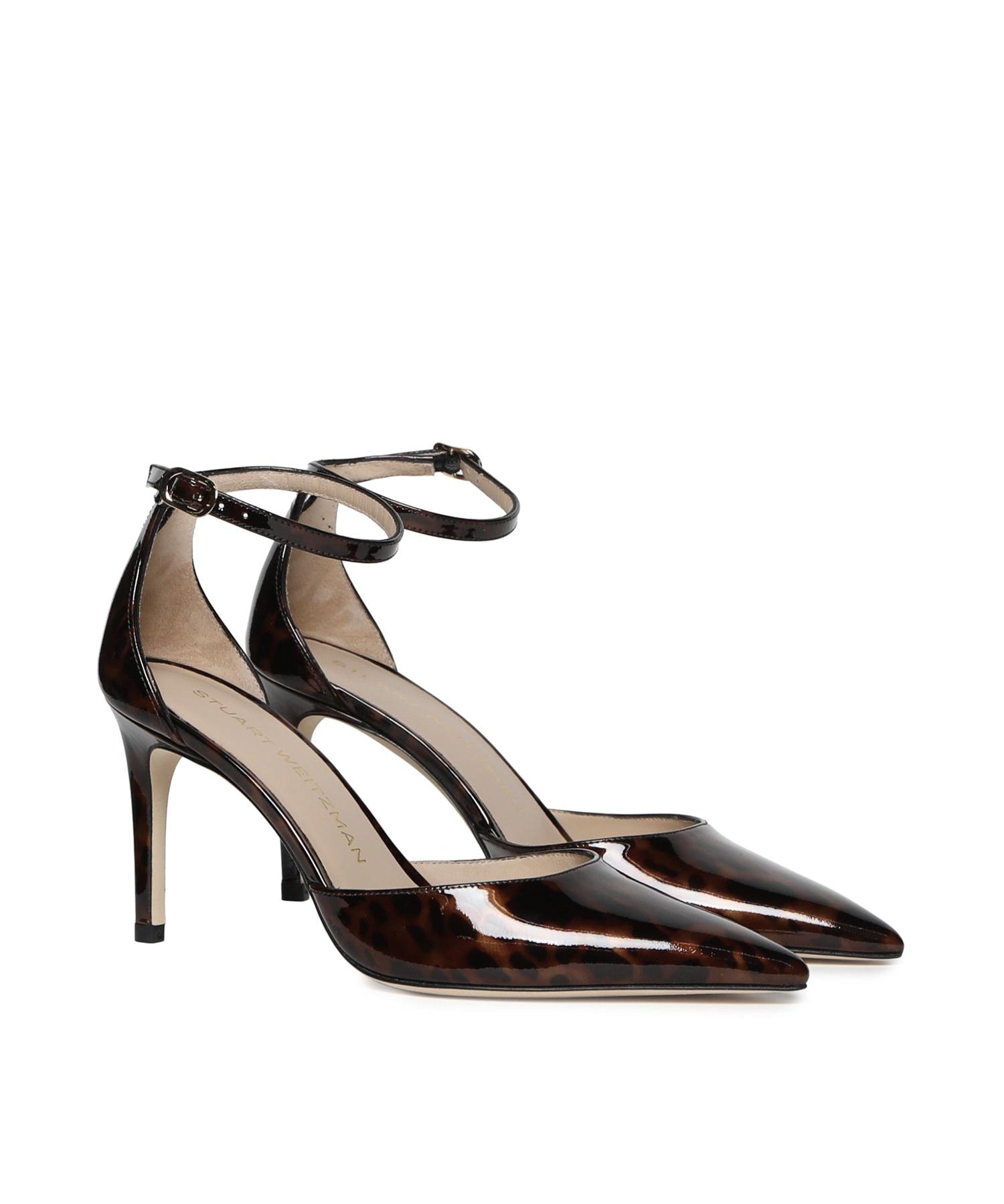 Pumps Stuart Power Strapi in pelle SM492 DBR STUART WEITZMAN 
