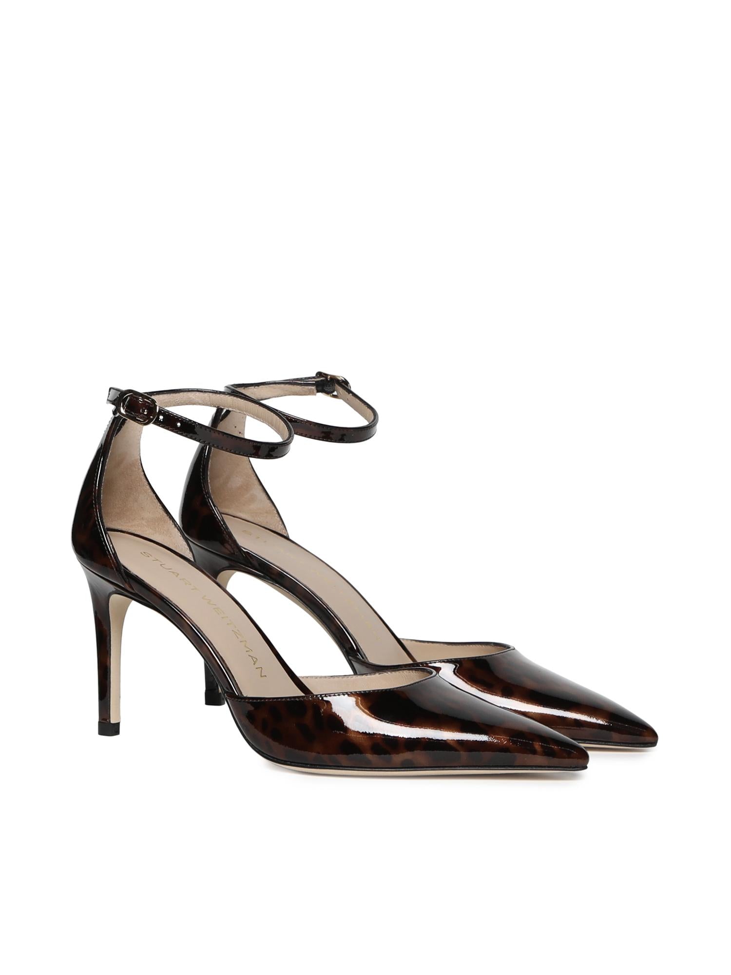 Pumps Stuart Power Strapi in pelle SM492 DBR STUART WEITZMAN 