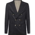 Giacca doppiopetto in lana<BR/> L75GIAK10TES0L163 15 ELEVENTY 