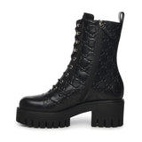 Stivaletto stringato in pelle GG 840739 AAE5Q1000 GUCCI 