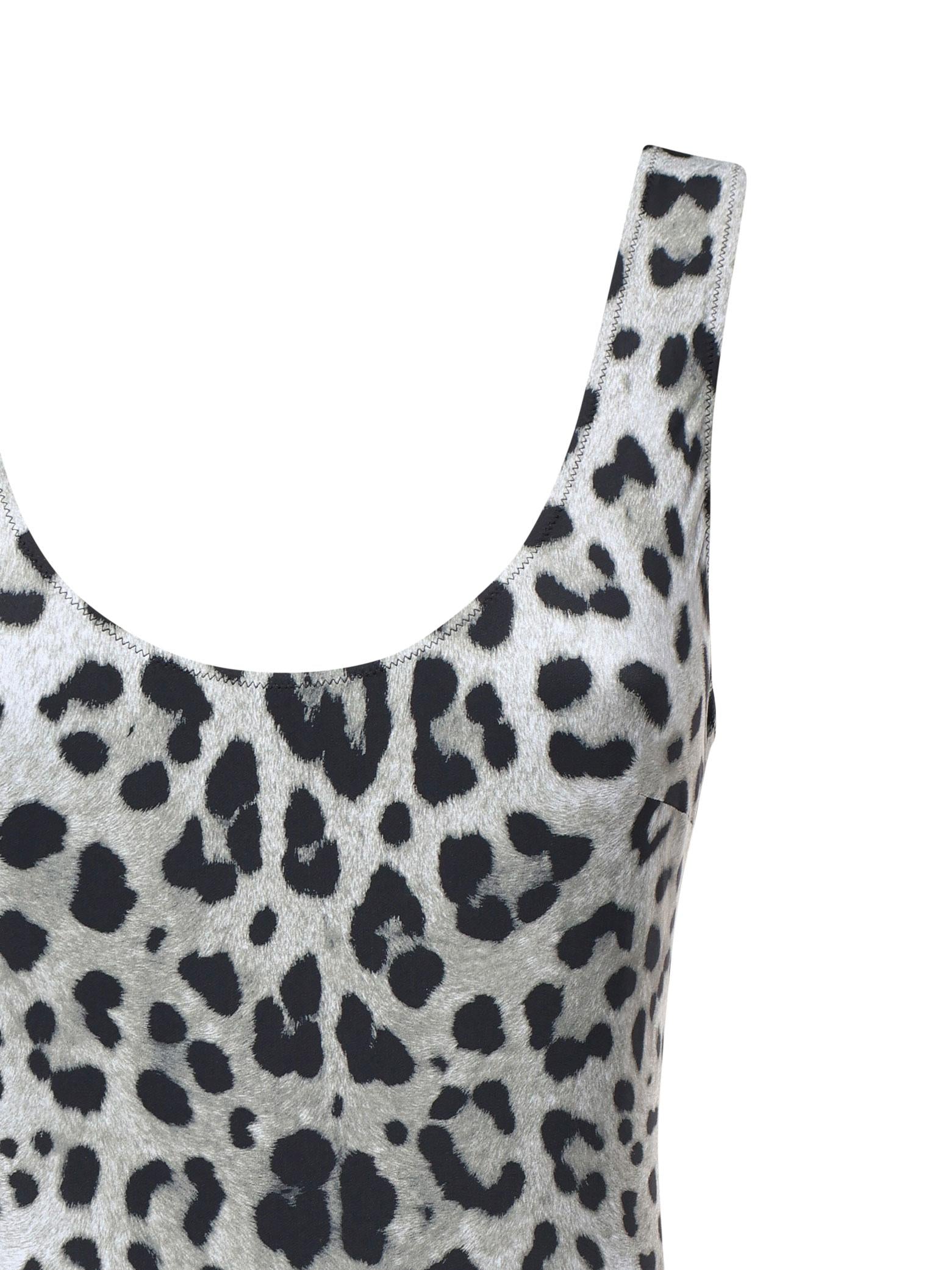 Costume intero olimpionico stampa Leopardo O9A46J ONO11HI13N DOLCE & GABBANA 