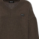 Maglione in lana con logo 115141 1078 ROTATE 
