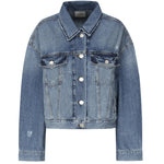 Giubbino jeans con taschini 104644 A2E1PJF PINKO 