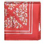 Foulard in seta con stampa E7UYE380101 M42 COCCINELLE 