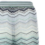 Pantaloni in viscosa chevron lamé con paillettes DS26SI0C BK01H9SMSN4 MISSONI 