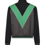 Felpa in nylon con V intarsiata 8V3MF29L AYYC2P VALENTINO GARAVANI 