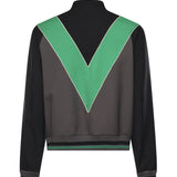 Felpa in nylon con V intarsiata 8V3MF29L AYYC2P VALENTINO GARAVANI 