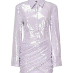 Mini abito con paillettes 114352 1657 ROTATE 