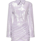 Mini abito con paillettes 114352 1657 ROTATE 