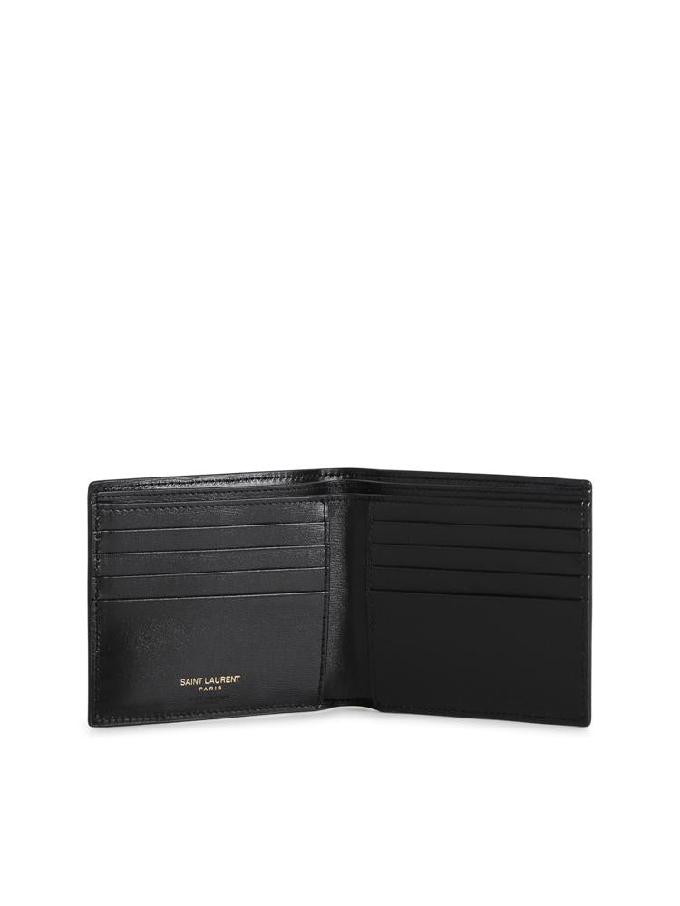 Portafoglio cassandre east/west in pelle lucida 607727 02G0W1000 SAINT LAURENT 