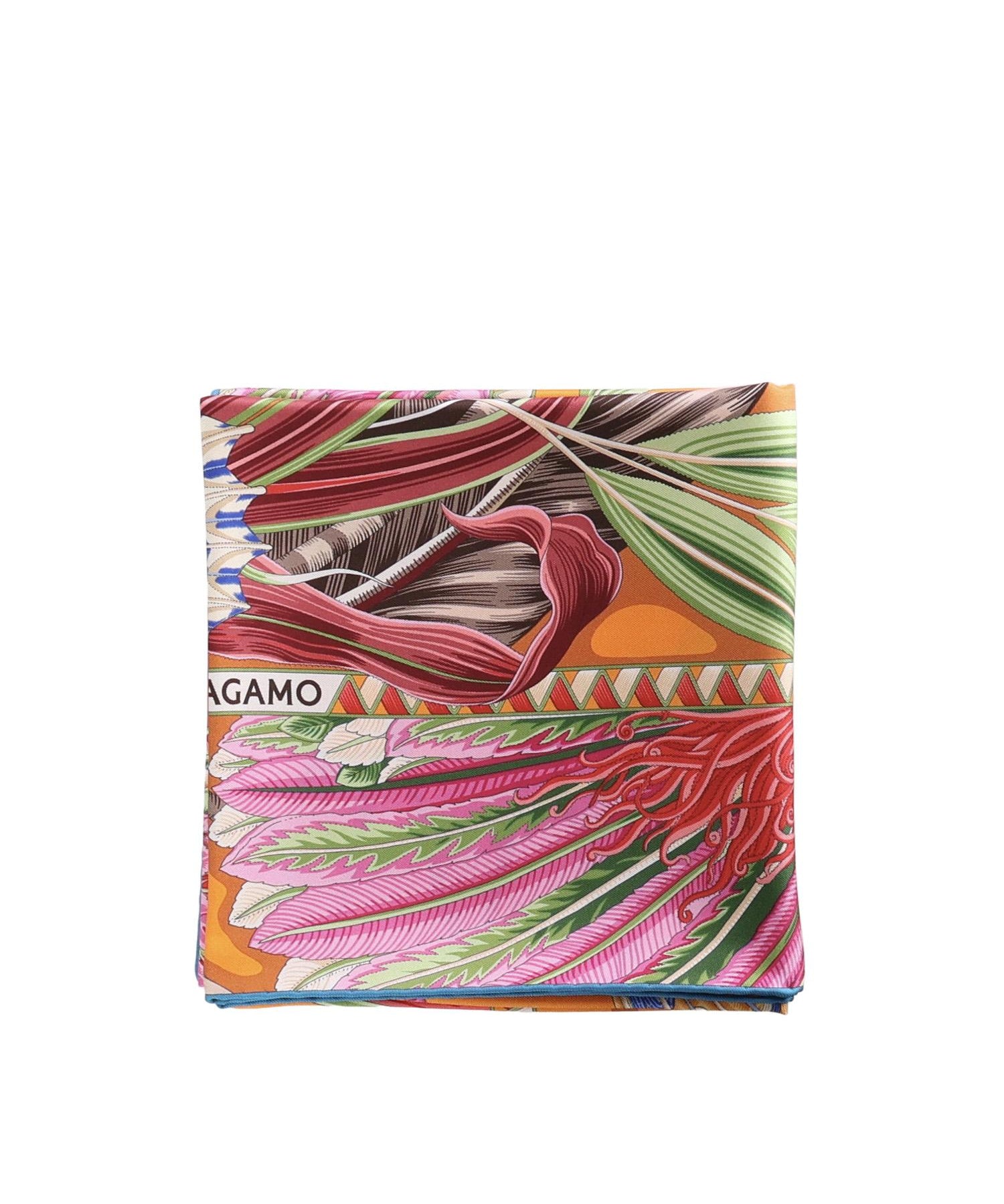 Foulard in seta con stampa 310216 785343006 FERRAGAMO 