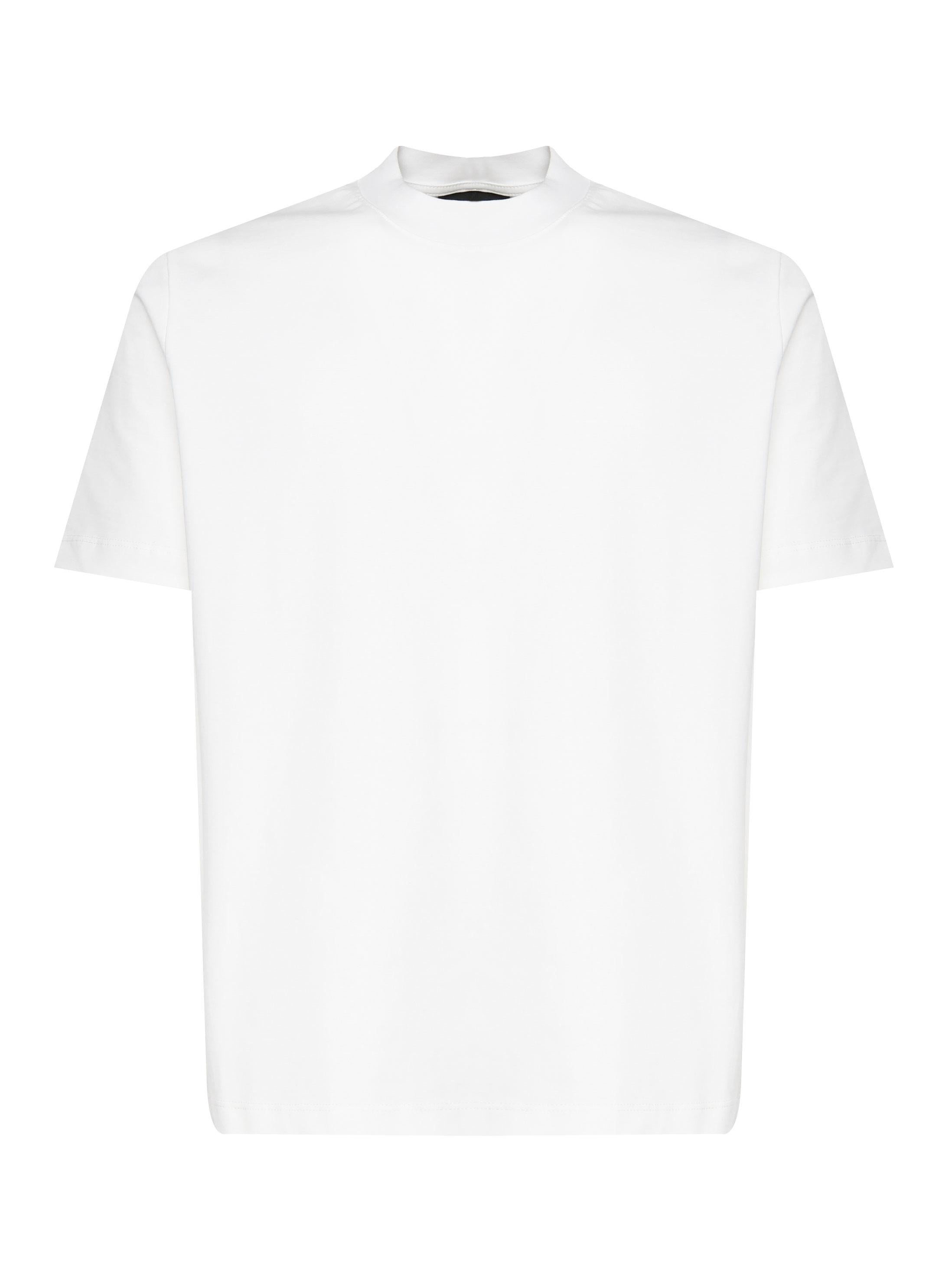 T-shirt Fuego in premium cotton FUEGO BIANCO GIULIANO GALIANO 