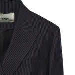 Blazer in lana gessata FJ7685 AW7IF0QG3 FENDI 