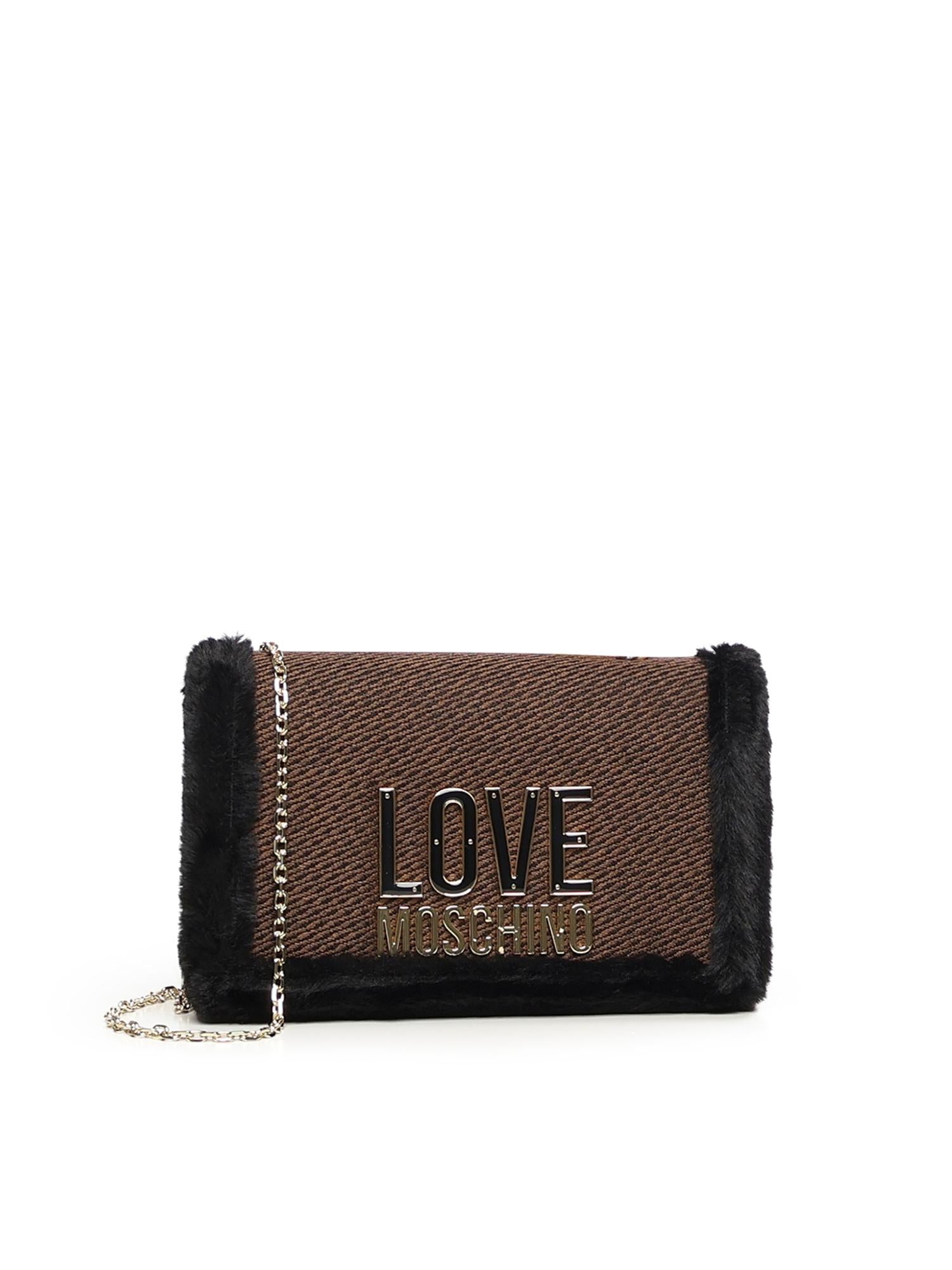 Borsa a tracolla con logo JC4388PP0NKH1 00A LOVE MOSCHINO 