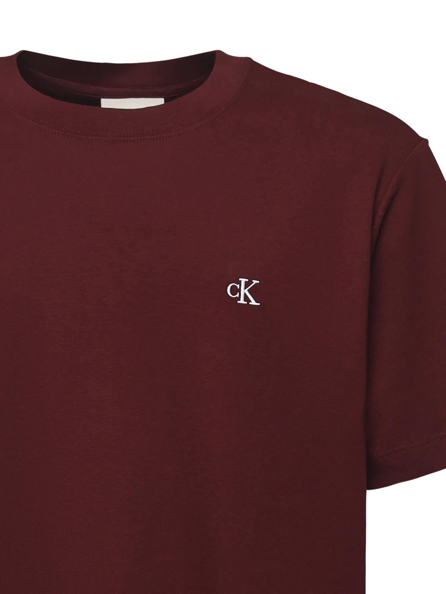 T-shirt con ricamo logo LV04RC275G VLP CALVIN KLEIN 