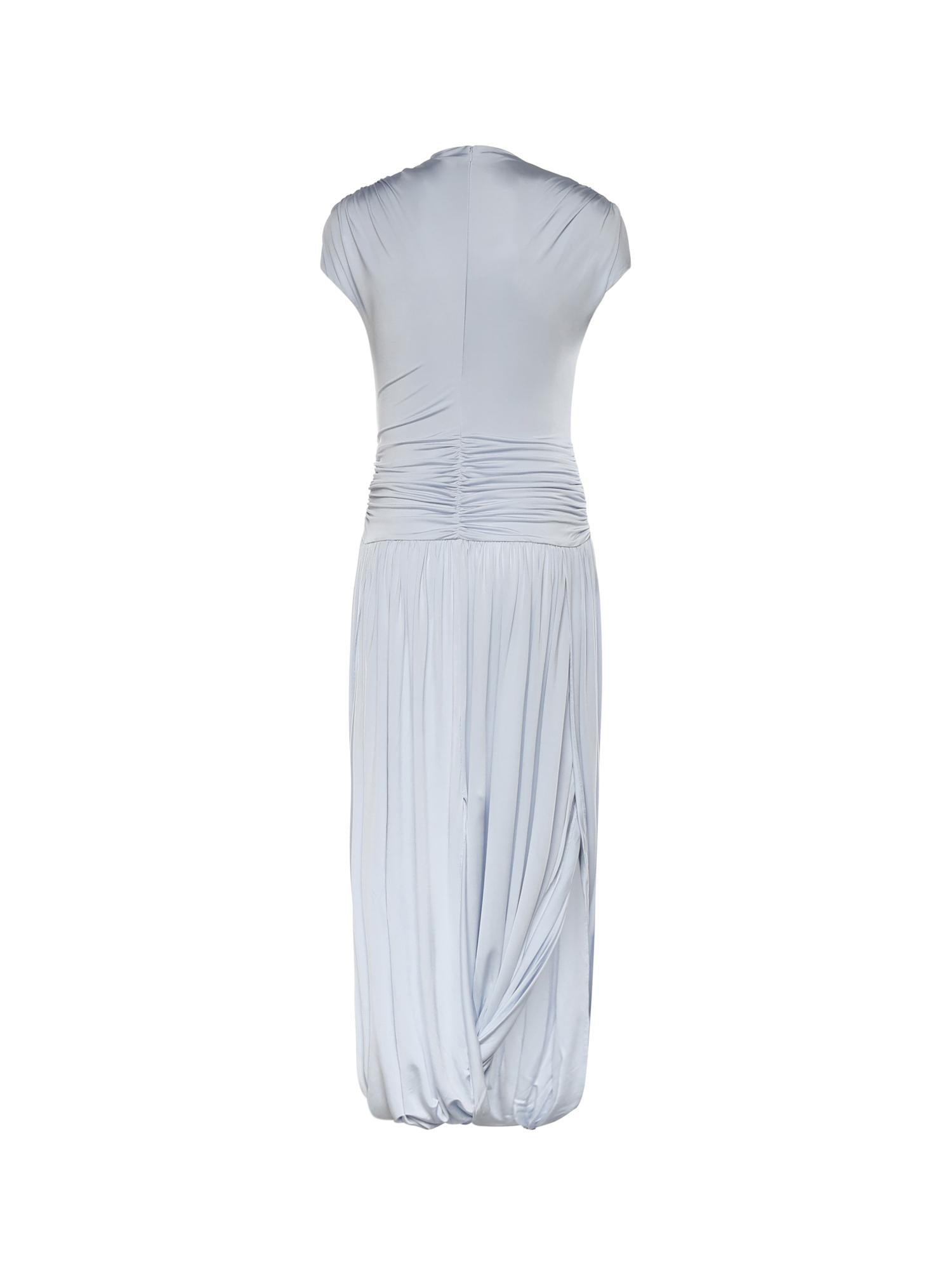Abito midi con ruches<BR/> SS26167M BL SELF-PORTRAIT 