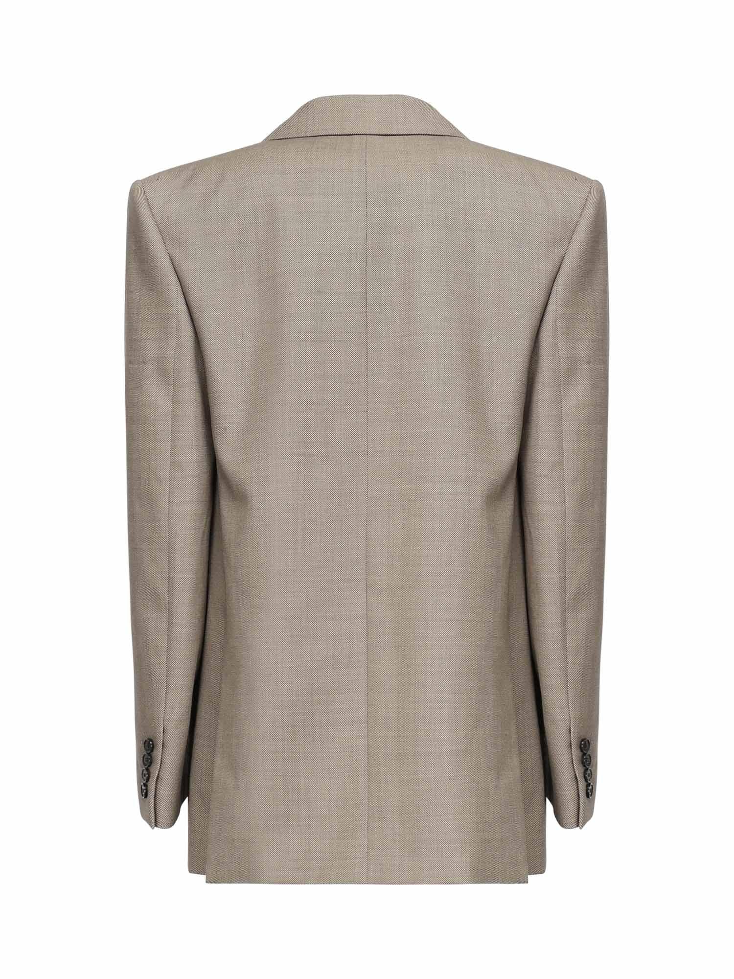 Giacca doppiopetto in lana 821942 Y1I251506 SAINT LAURENT 