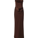 Abito bustier in raso 116336 2910 ROTATE 