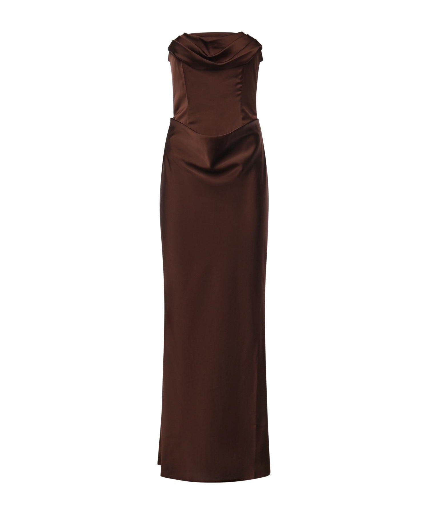 Abito bustier in raso 116336 2910 ROTATE 