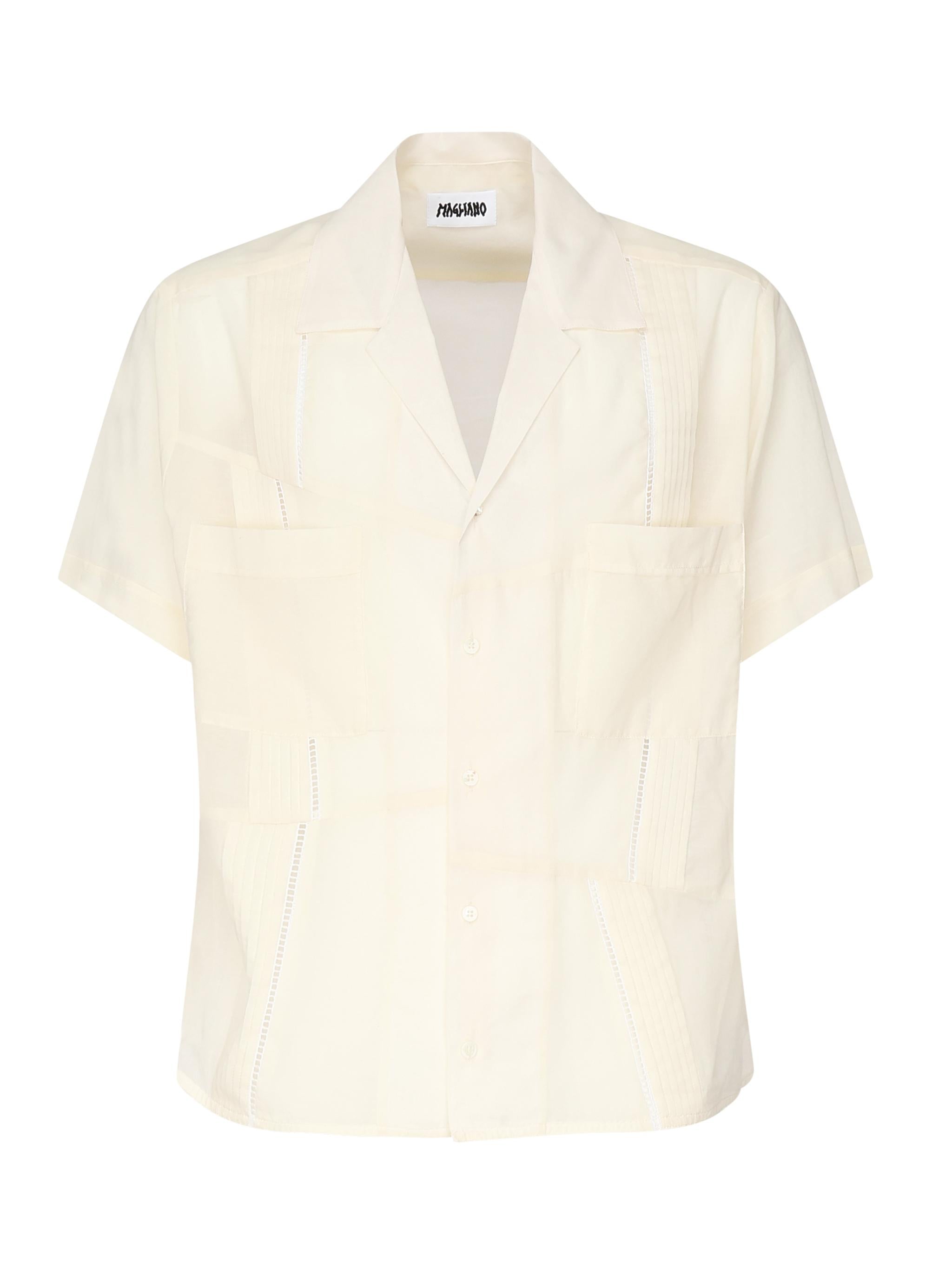 Camicia Broken Guayabera T28019922 LU2210 MAGLIANO 
