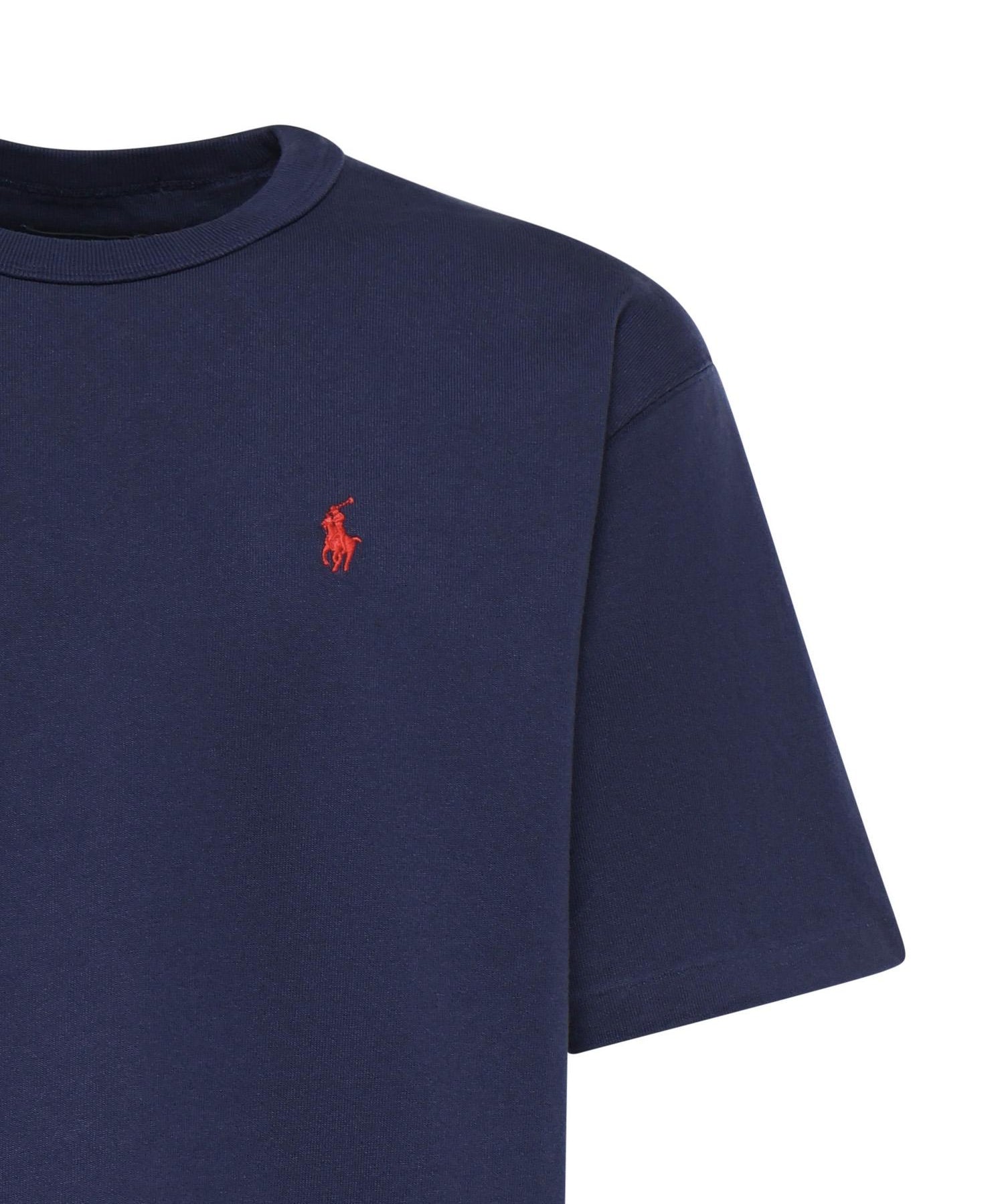 T-shirt in cotone con logo 710A12979 003 POLO RALPH LAUREN 
