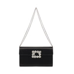 Pochette Efflorescence in raso RBWAMFD0200RS0 B999 ROGER VIVIER 