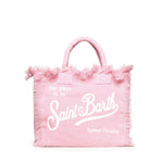Borsa Vanity in lino con logo VANI022 00142L MC2 SAINT BARTH 